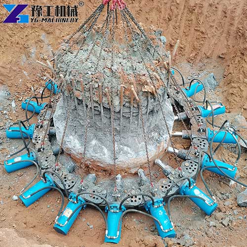concrete pile cutting machine