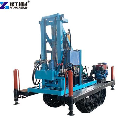 crawler small water well drilling machine