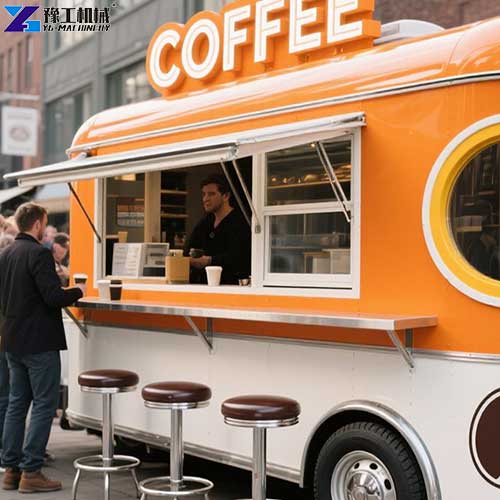 custom made food trailer for coffee