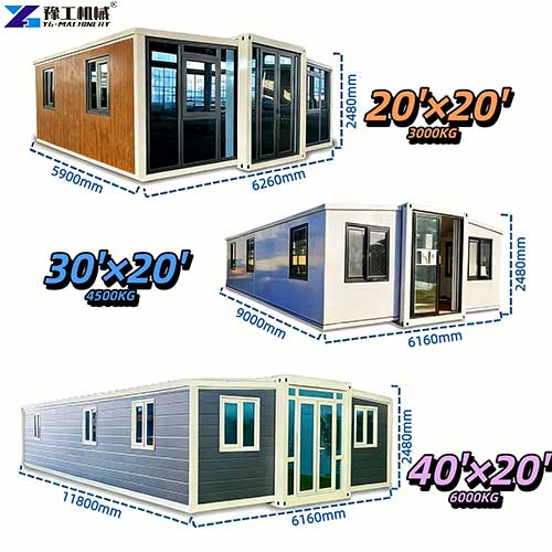 different models of container prefab homes