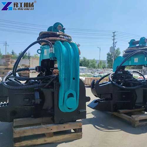 excavator pile driver packing