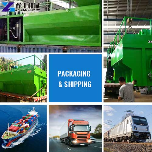 packing of small hydroseeding machine