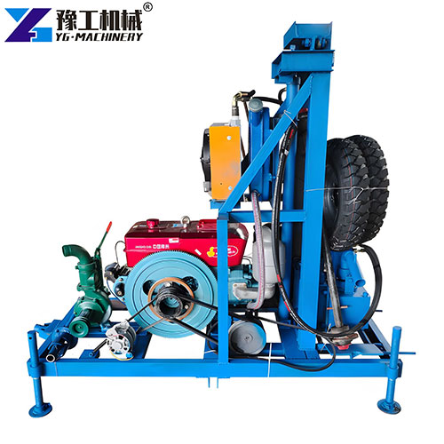 portable well drilling machine