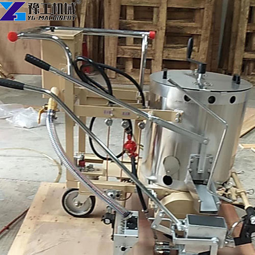 road line painting machine packing