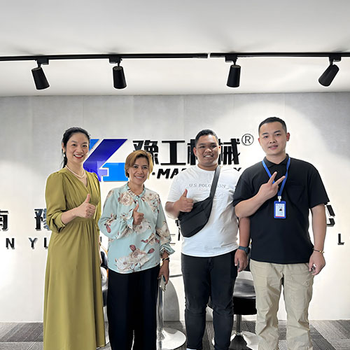 staff guided the customer on a tour