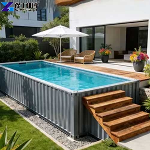 20ft container pool for household use