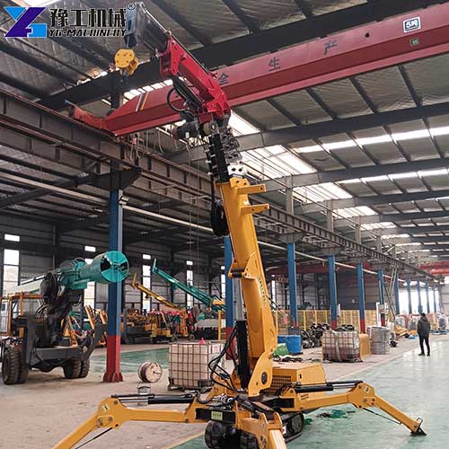 3t crawler spider crane application