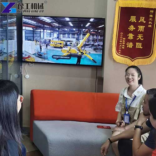 3t mini crawler crane customer visit