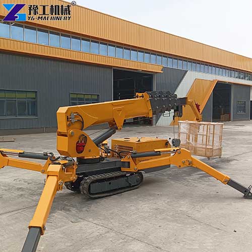 3t spider crane with hanging basket