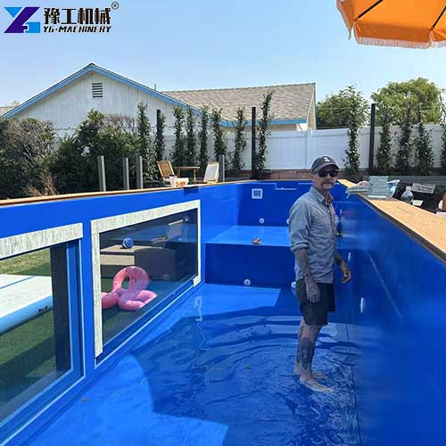 40 foot container pool feedback from the USA