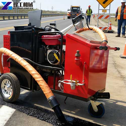 crack filling equipment applicatin