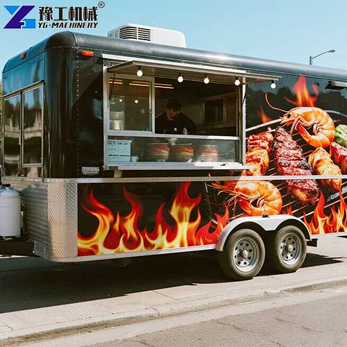custom made food trailers for BBQ