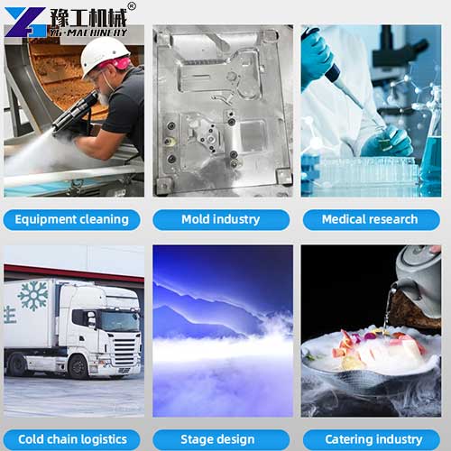dry ice pellet machine applications