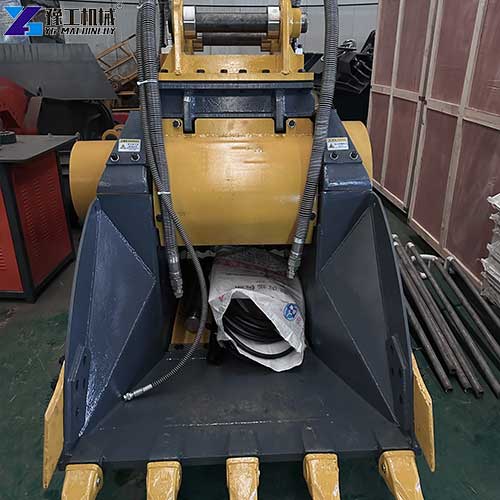 excavator crusher attachment
