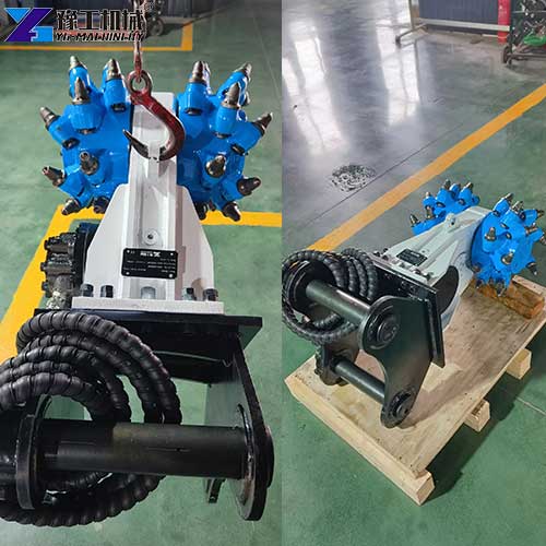 excavator drum cutter models