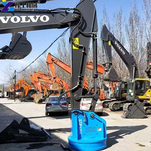 excavator magnet application