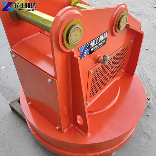 excavator scrap magnet
