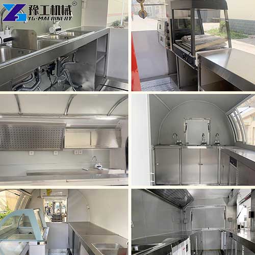 food trailer with kitchen details