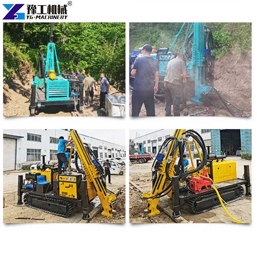full hydraulic core drilling rig application