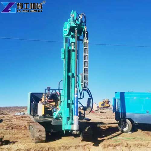 helical pile driver application