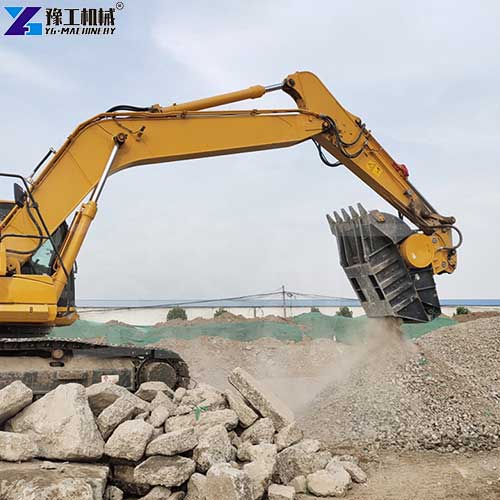 hydraulic crusher bucket application