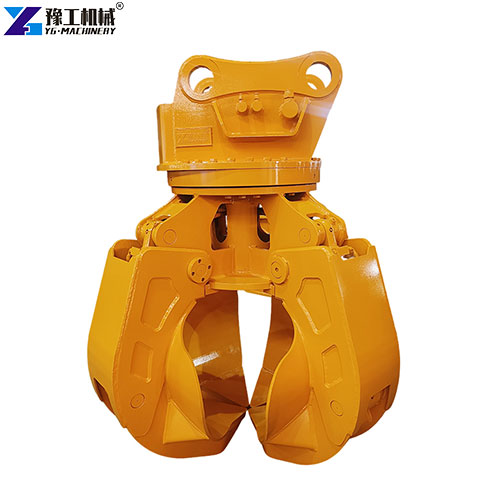 hydraulic orange peel grab
