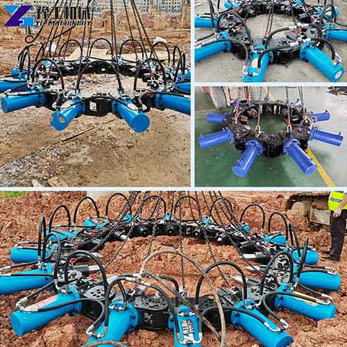 hydraulic pile breaker application