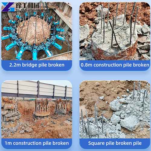 hydraulic pile breaker usages