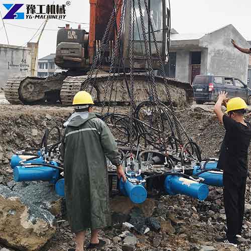 hydraulic pile breaker using in Kazakhstan
