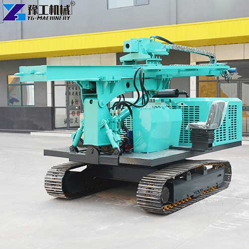 hydraulic solar pile driver machine
