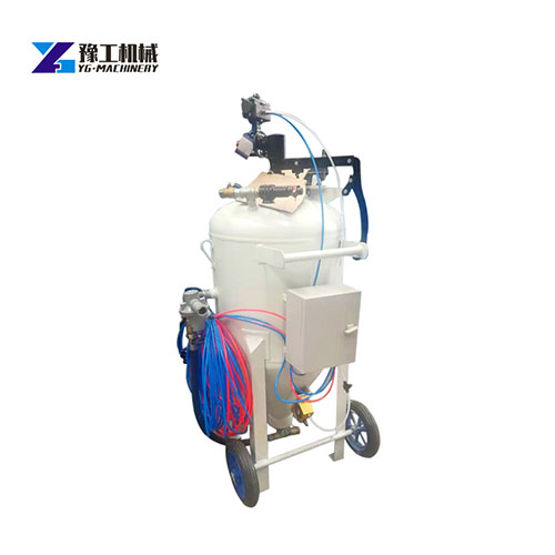 mobile sandblasting machine