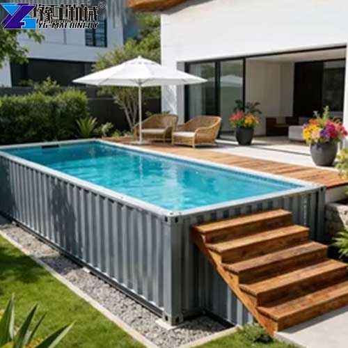prefab container pool application