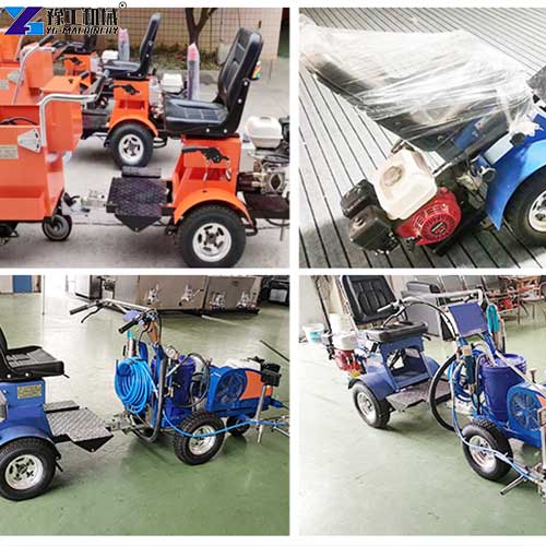 road line marking machine types