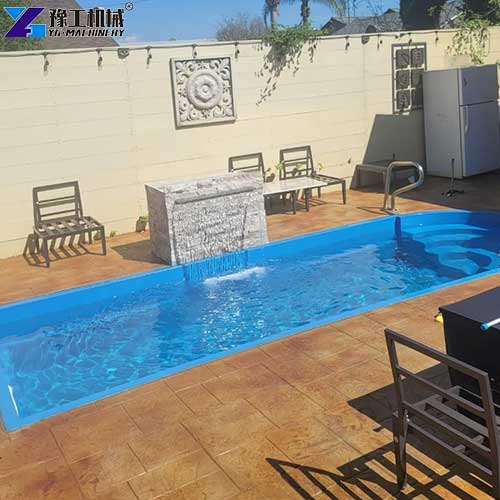 shipping container pool in ground