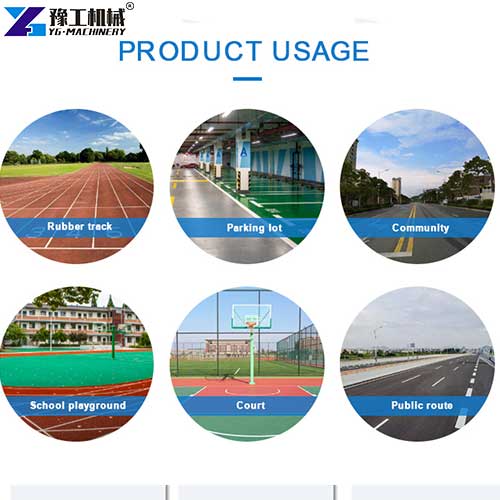 thermoplastic road marking paint machine usage