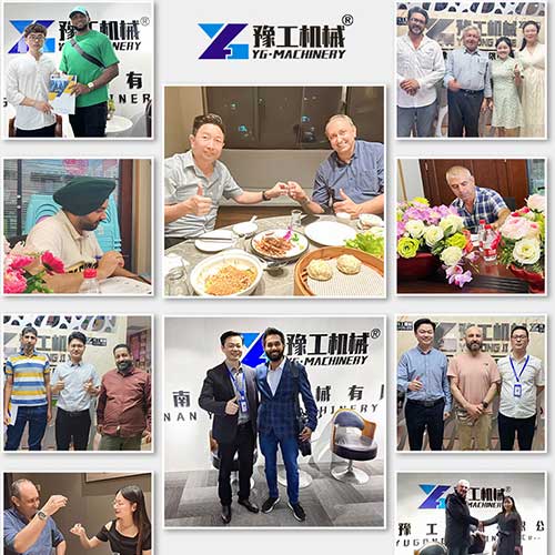 toilet paper production line customer visit