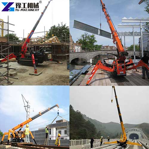tracked mini crane applications
