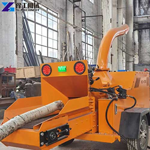 wheeled wood chipper application
