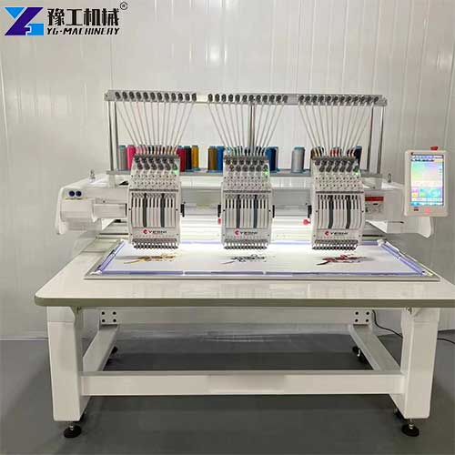 3 head embroidery machine type