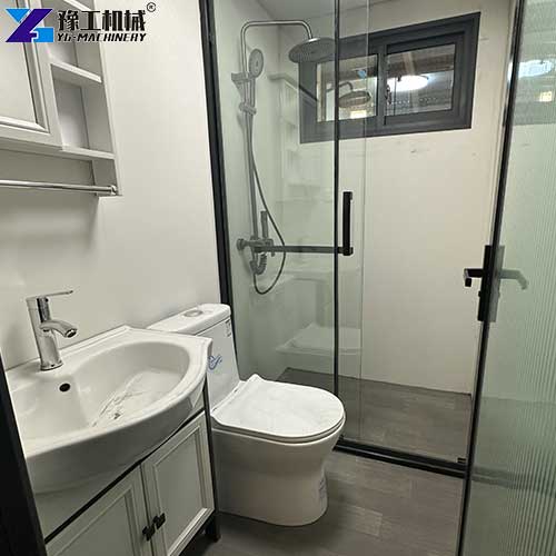 30ft expandable container house with toilet