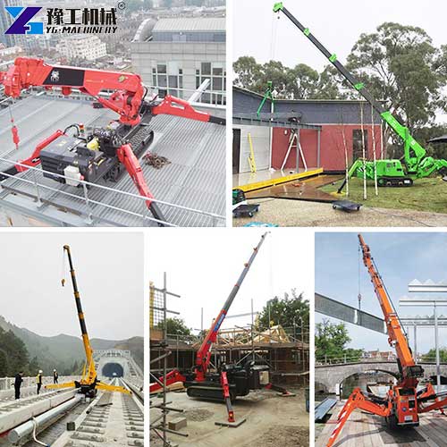 3t spider crane application