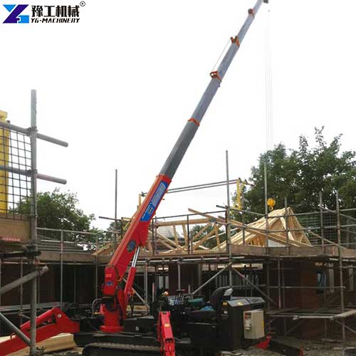 5 ton tracked mini crane usage