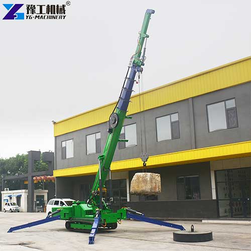 8 ton spider crane application