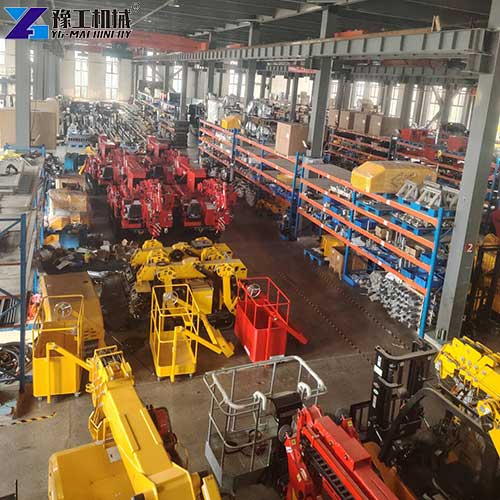 8 ton spider crane factory dispaly