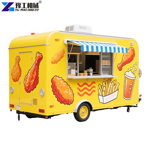 YG portable kitchen trailer sold to the USA