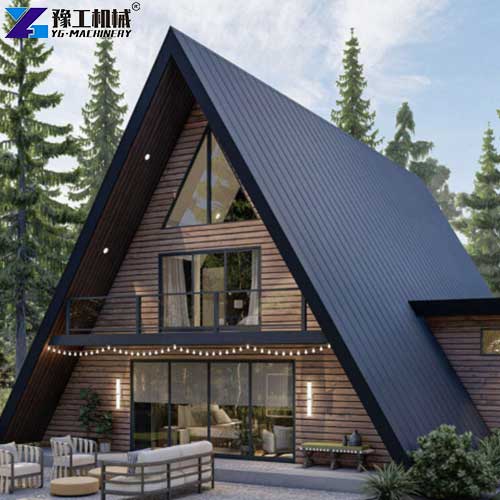 a frame cabin home