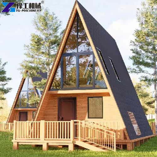 a frame cabin loft