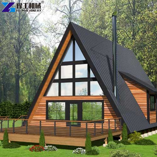 a frame house with loft