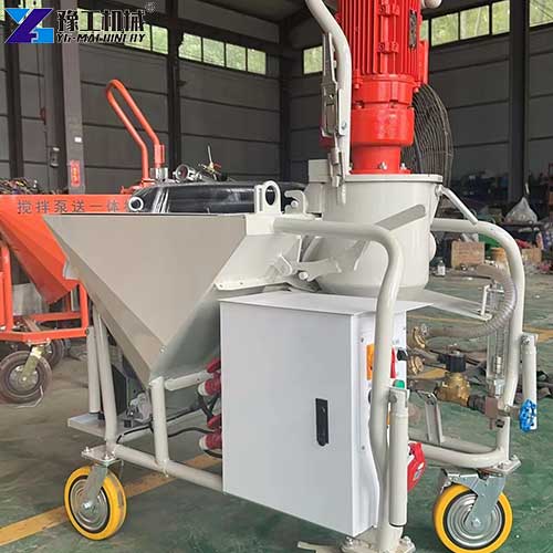 automatic gypsum mortar spray