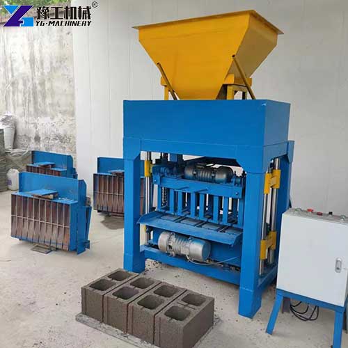 concrete brick making machine application